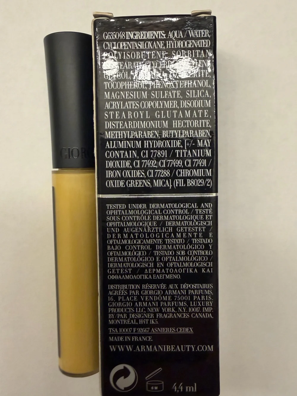Giorgio Armani Master Corrector Perfection 3 Full Size New With Box